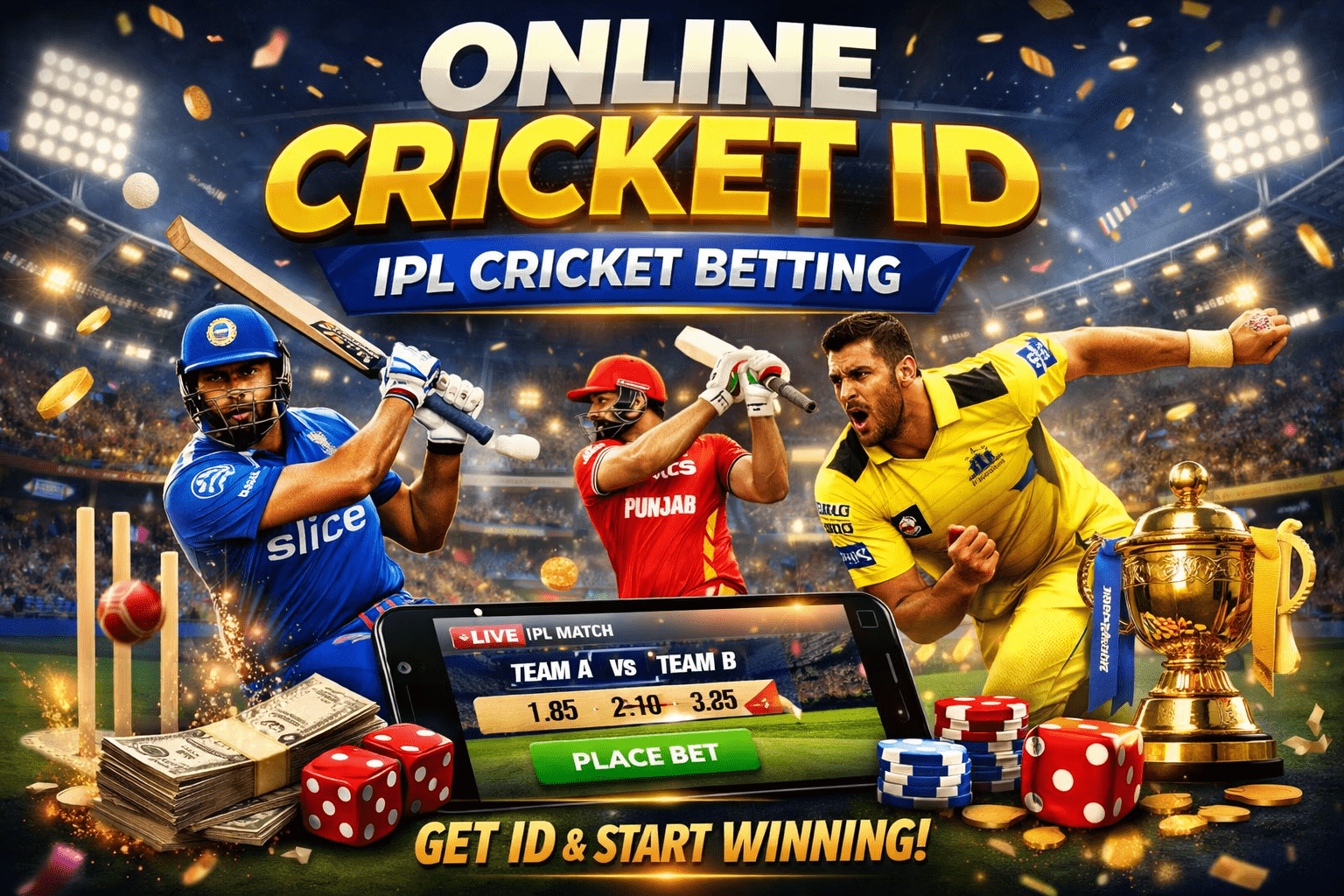 online cricket id