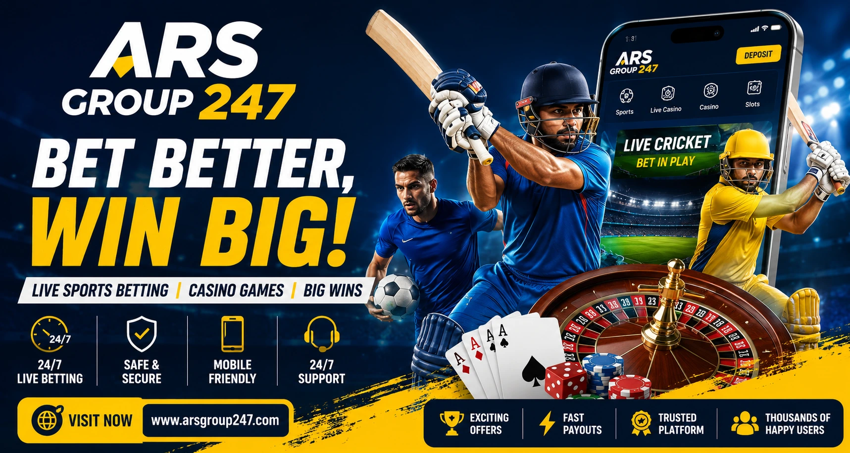 ARS Group 247 Betting Platform