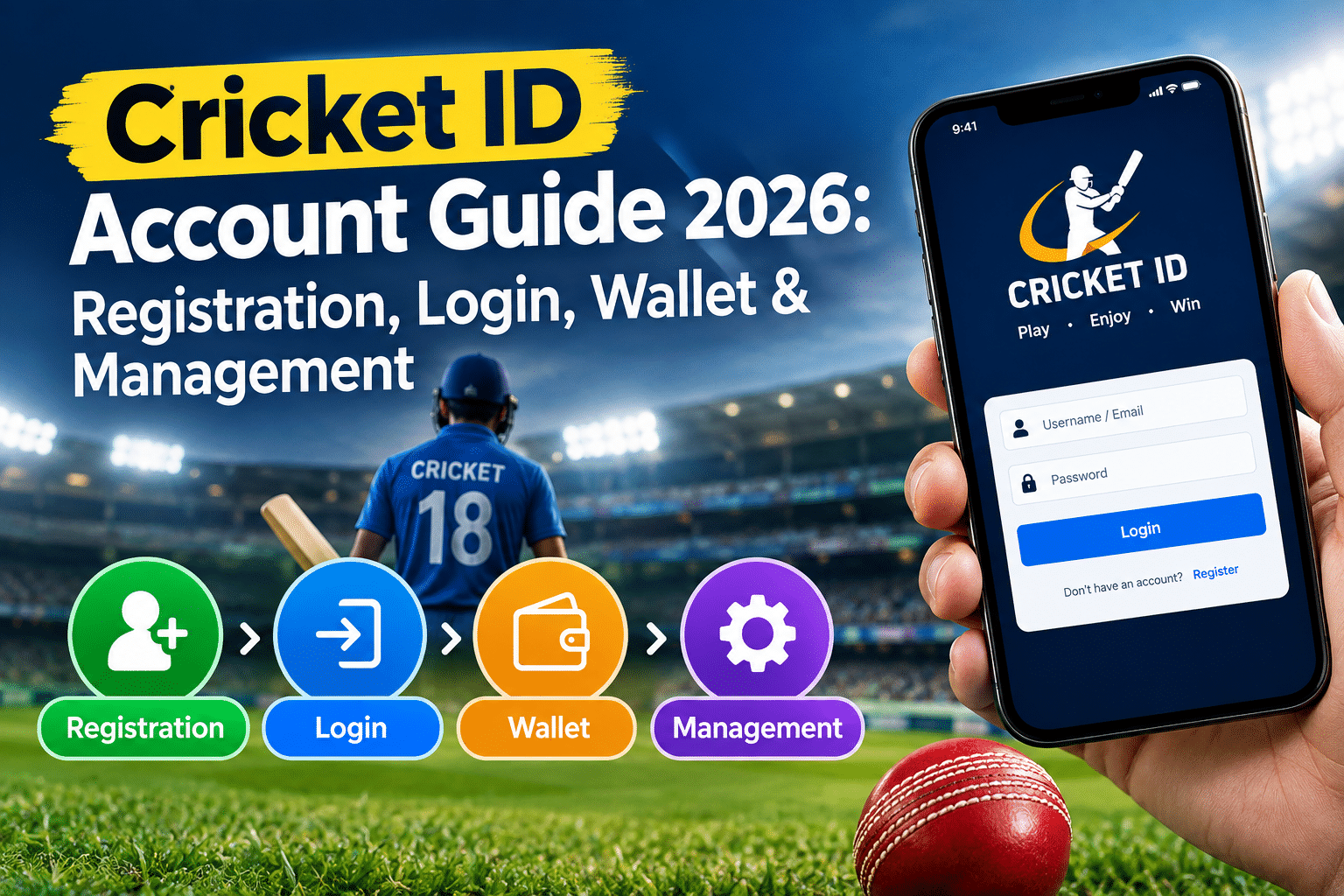 cricket id account