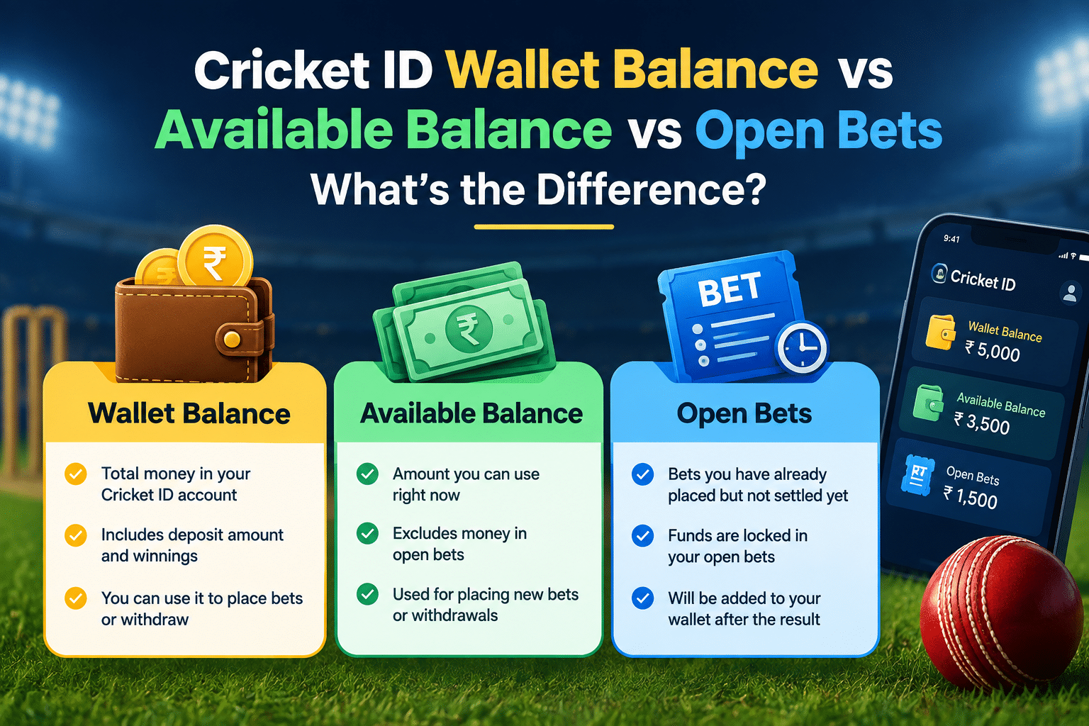 cricket id wallet balance