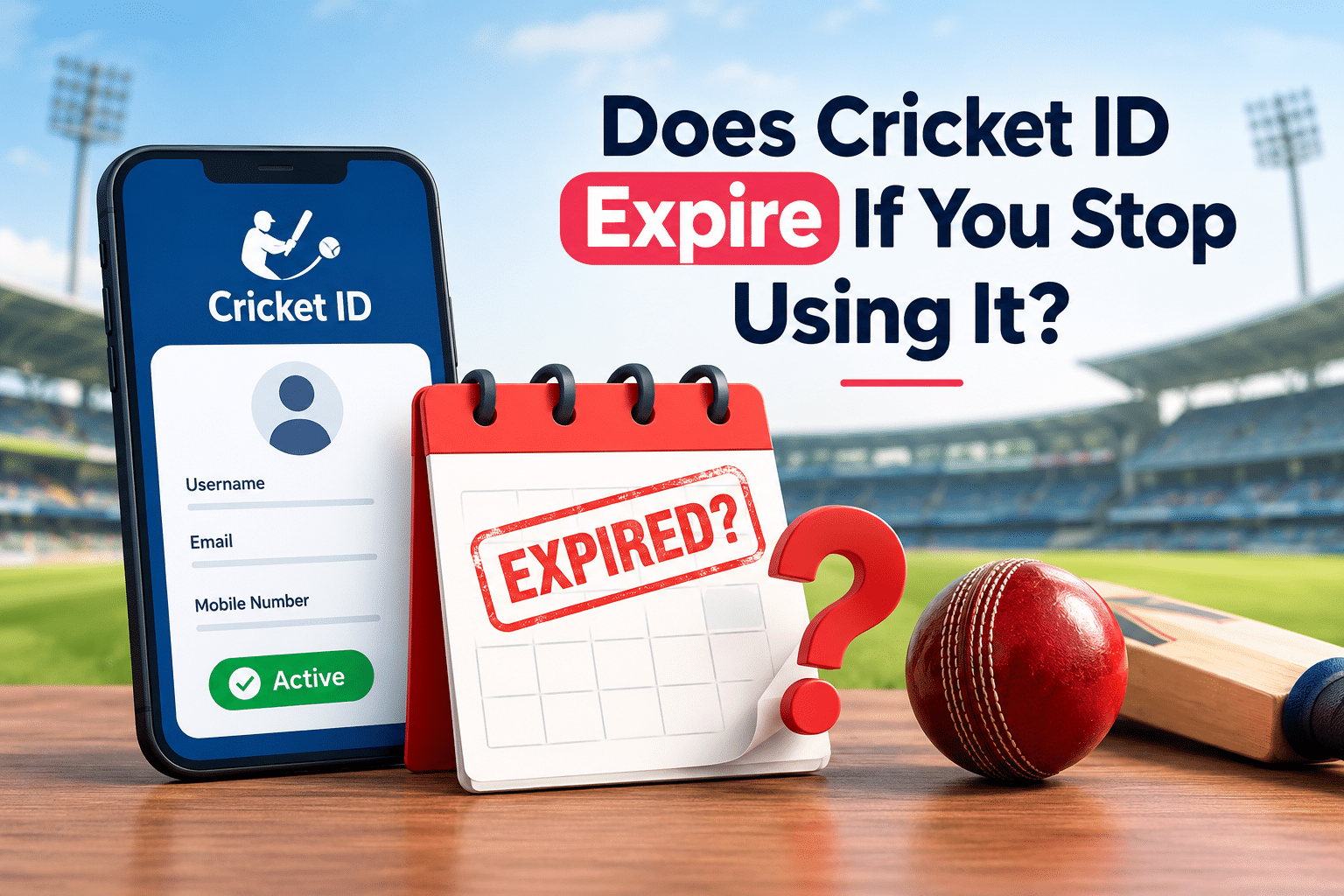 does cricket id expire